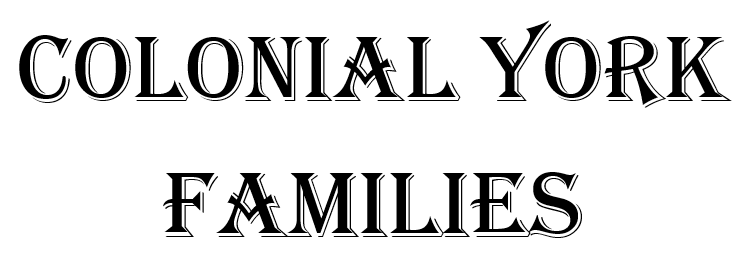 Colonial York Families