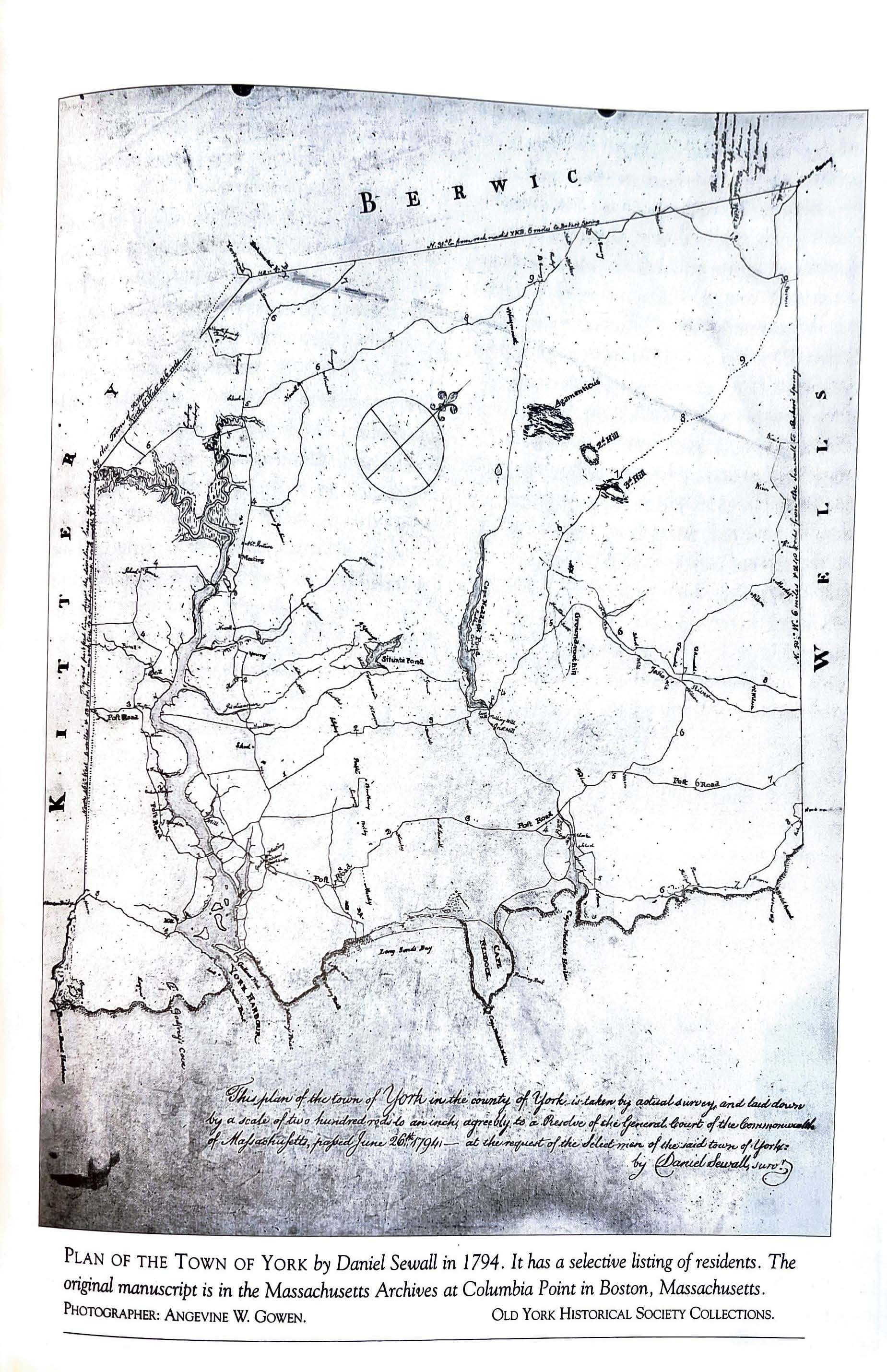 1794 Daniel Sewall Map